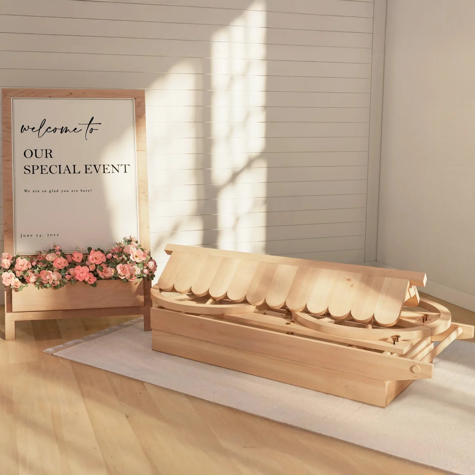 Printed DIY Event Cart Building Plans