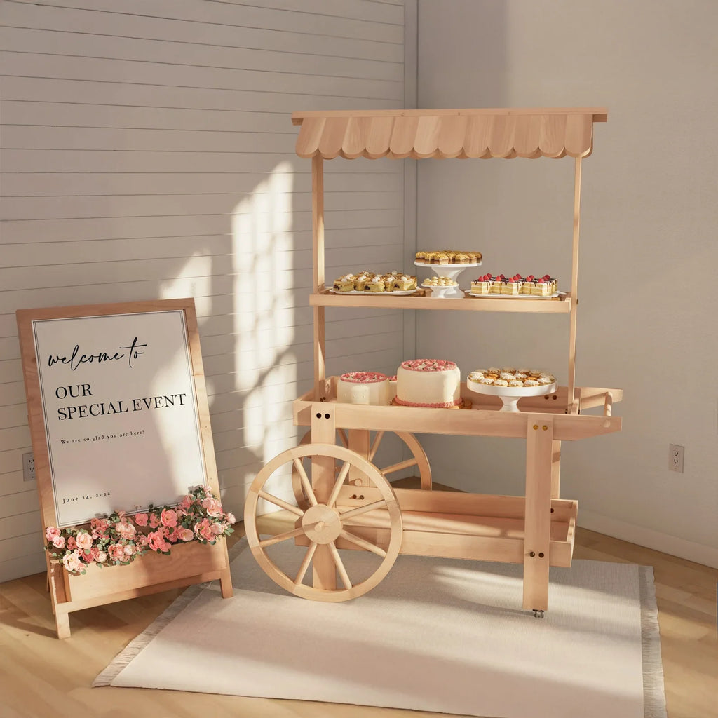 Printed DIY Event Cart Building Plans