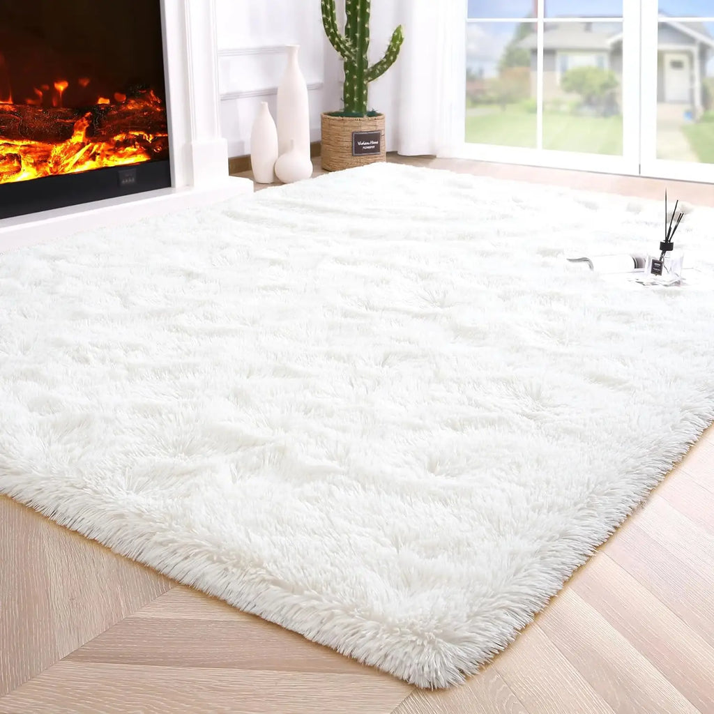 Fuzzy Non-Slip Area Rug for Multiple Rooms