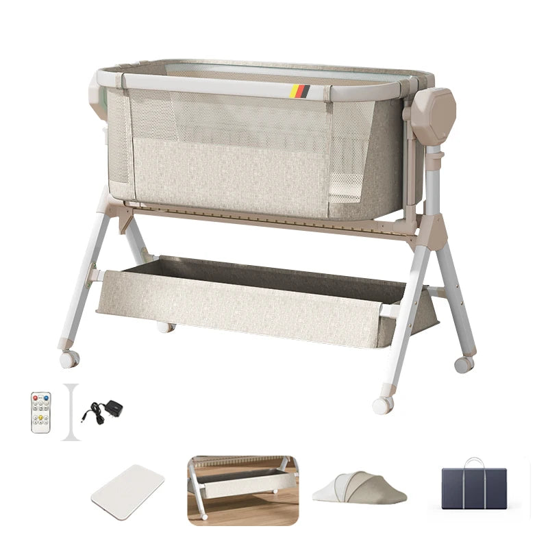 Automatic Rocking Unisex Newborn Baby Portable and Foldable Travel Crib. Various Colors.