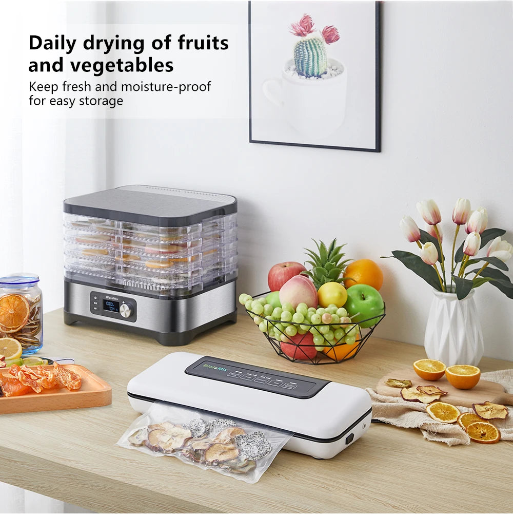 BPA FREE 5 Tray Food Dehydrator with Digital Timer and Temperature Control.