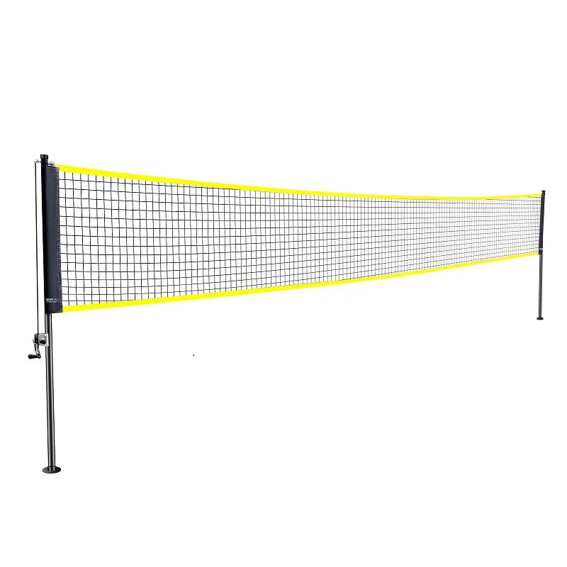 Outdoor Badminton Net Set including equipment.