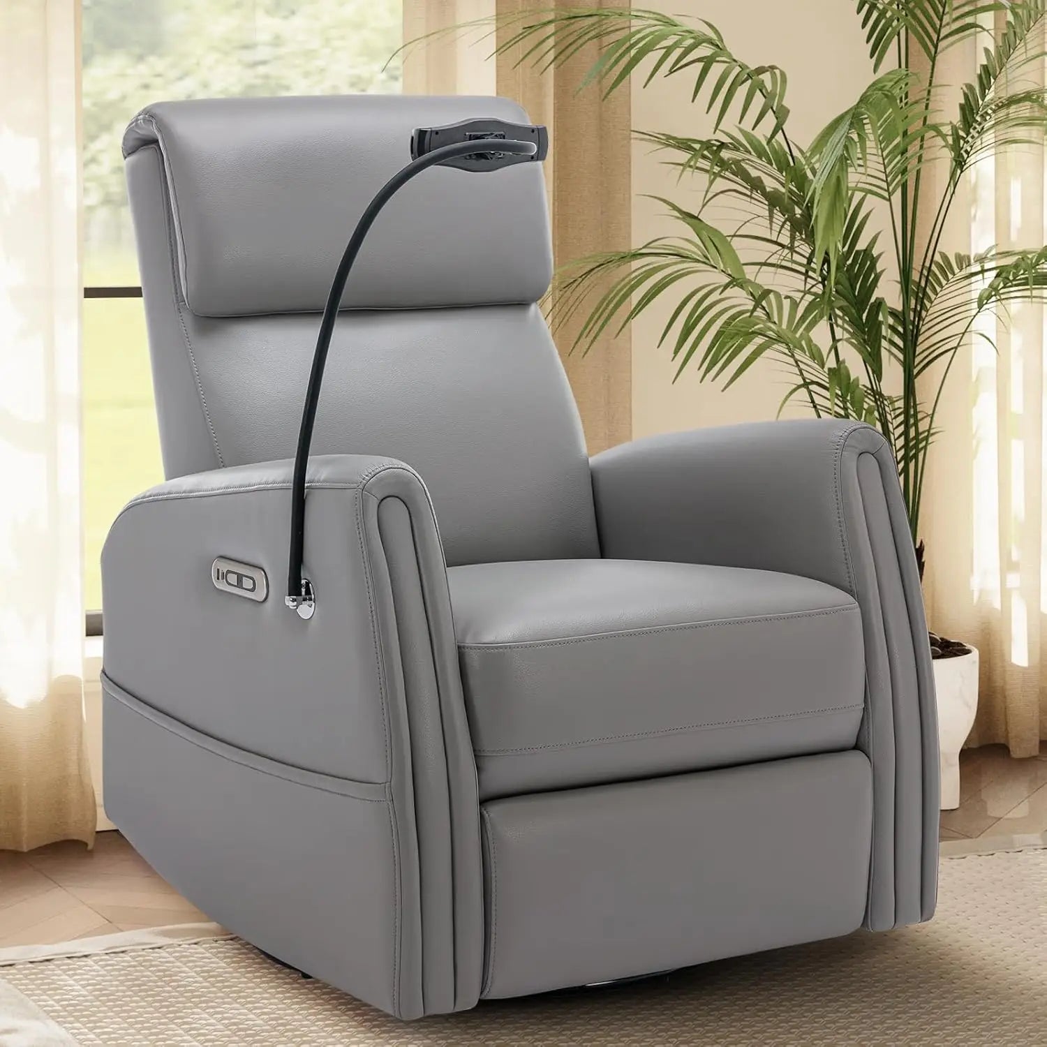 Electric Power Glider/Recliner with Swivel and Rocking Feature.