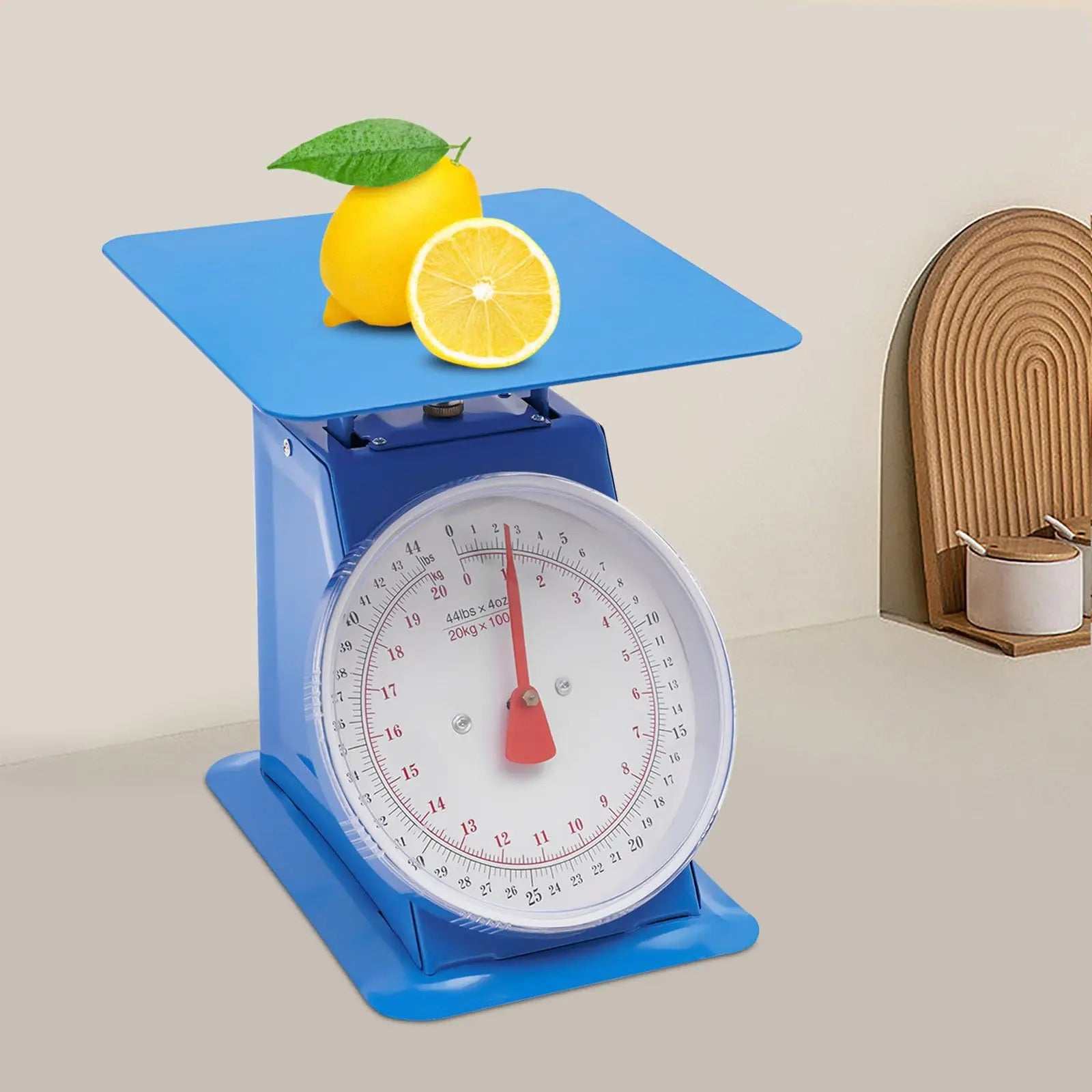 Mechanical Stainless Steel Dial Kitchen Food Scale.
