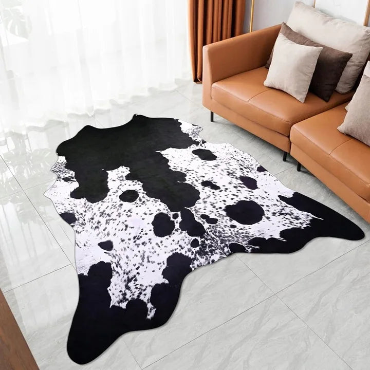 Faux Fur Animal Hide Rug,, Multi-room Use Rug, Decorative Floor Mat