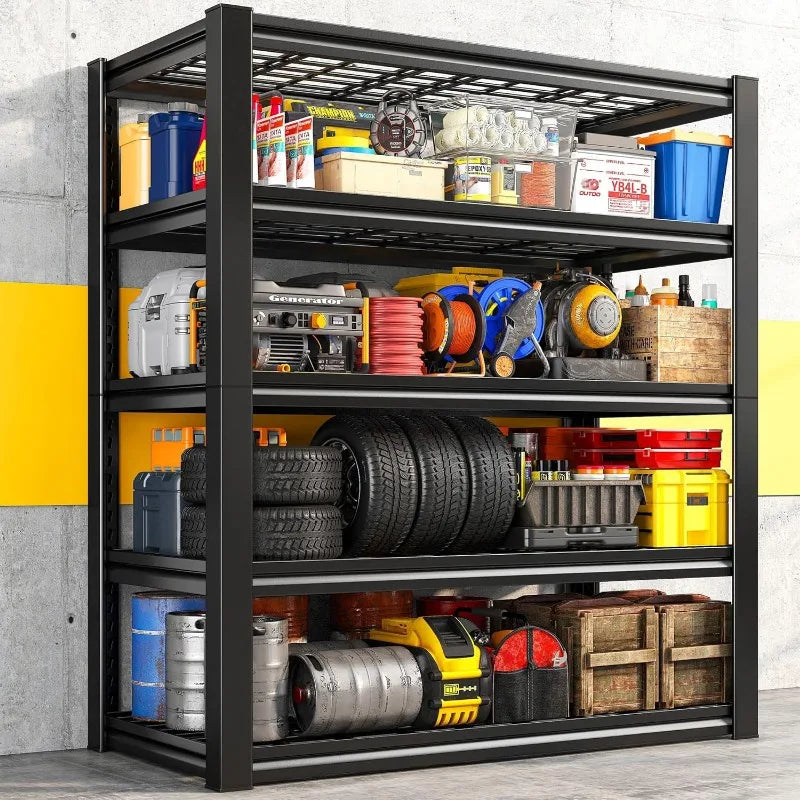 3000 lb. Industrial Metal Heavy Duty Adjustable Garage Shelving.