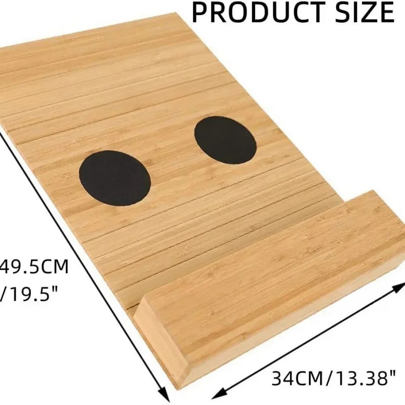Bamboo Foldable Wood Sofa Armrest Tray