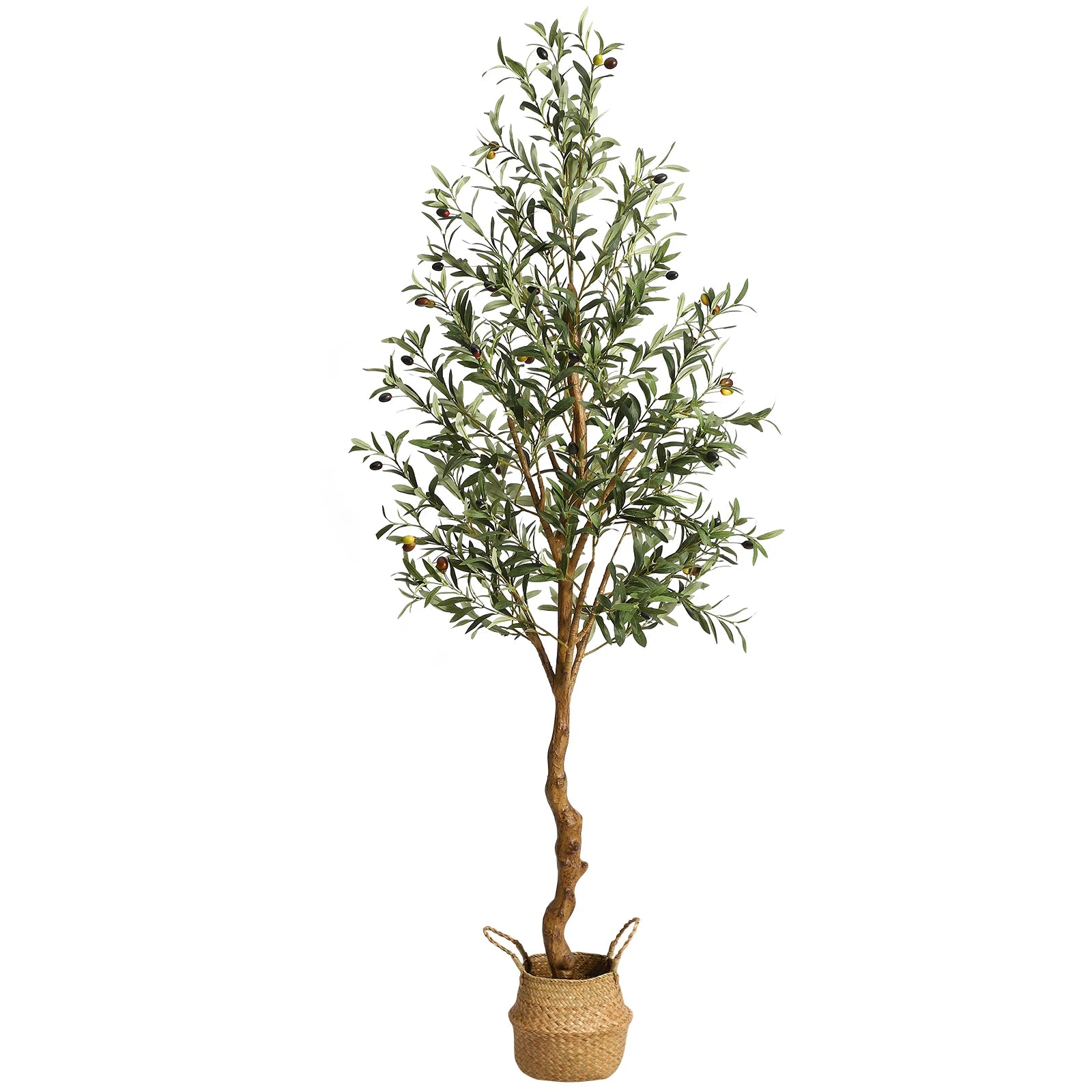 1Pc/2Pcs Large 4ft / 5ft / 6ft Artificial Faux Olive Tree ; Very Realistic Looking. For use indoor or outdoor.