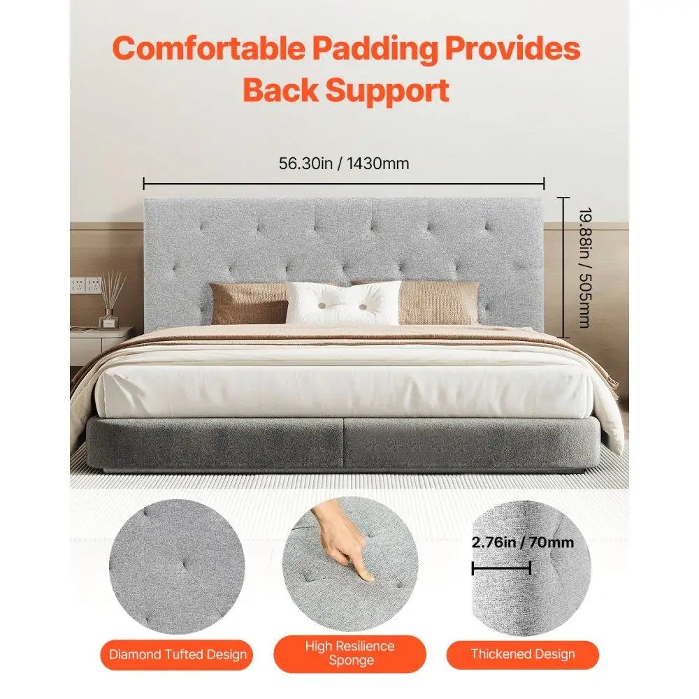Adjustable Height Headboard for Full Size Bed