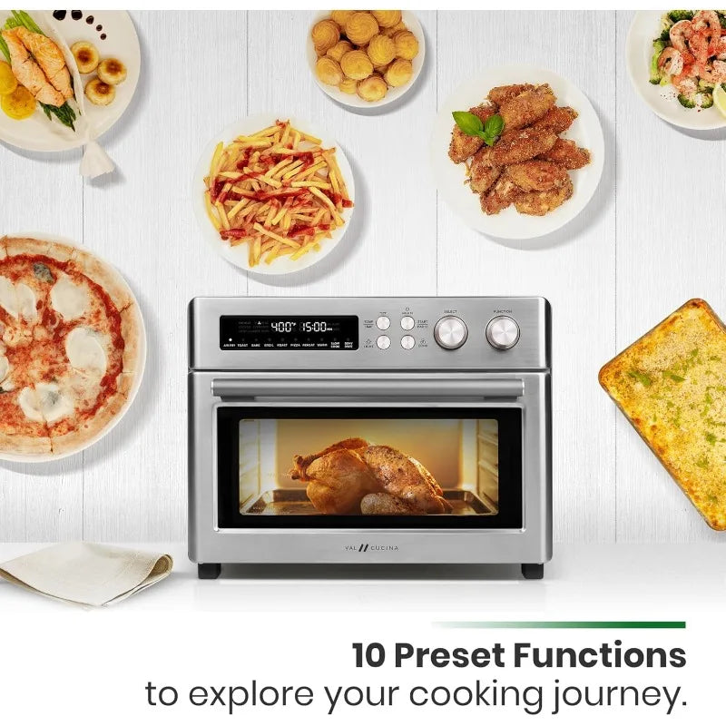 Large Countertop Infrared Heating Air Fryer, Toaster Oven, Convection Oven Combo