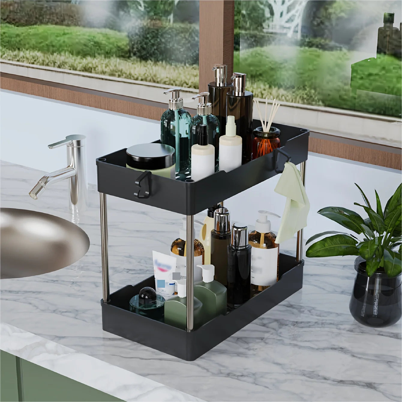 3-piece Under Sink or Counter Top Organizer
