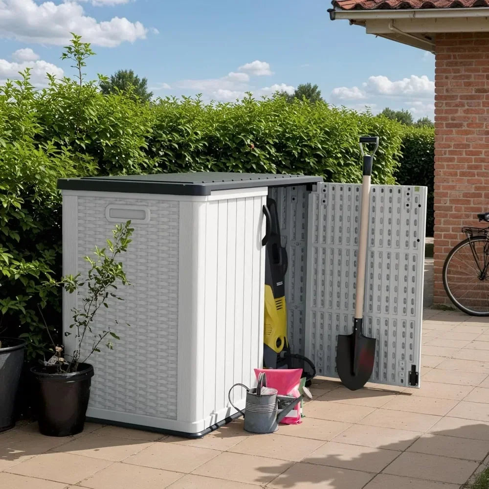26 or 50 Cu Ft  Horizontal Waterproof Storage Cabinet with Pad-Lockable Doors,