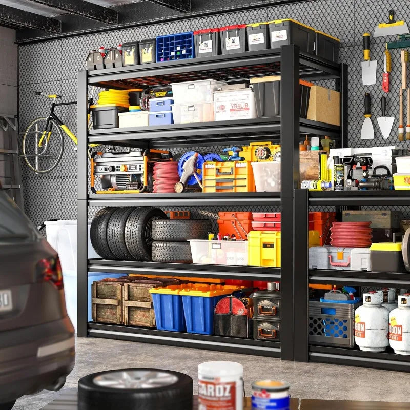 3000 lb. Industrial Metal Heavy Duty Adjustable Garage Shelving.