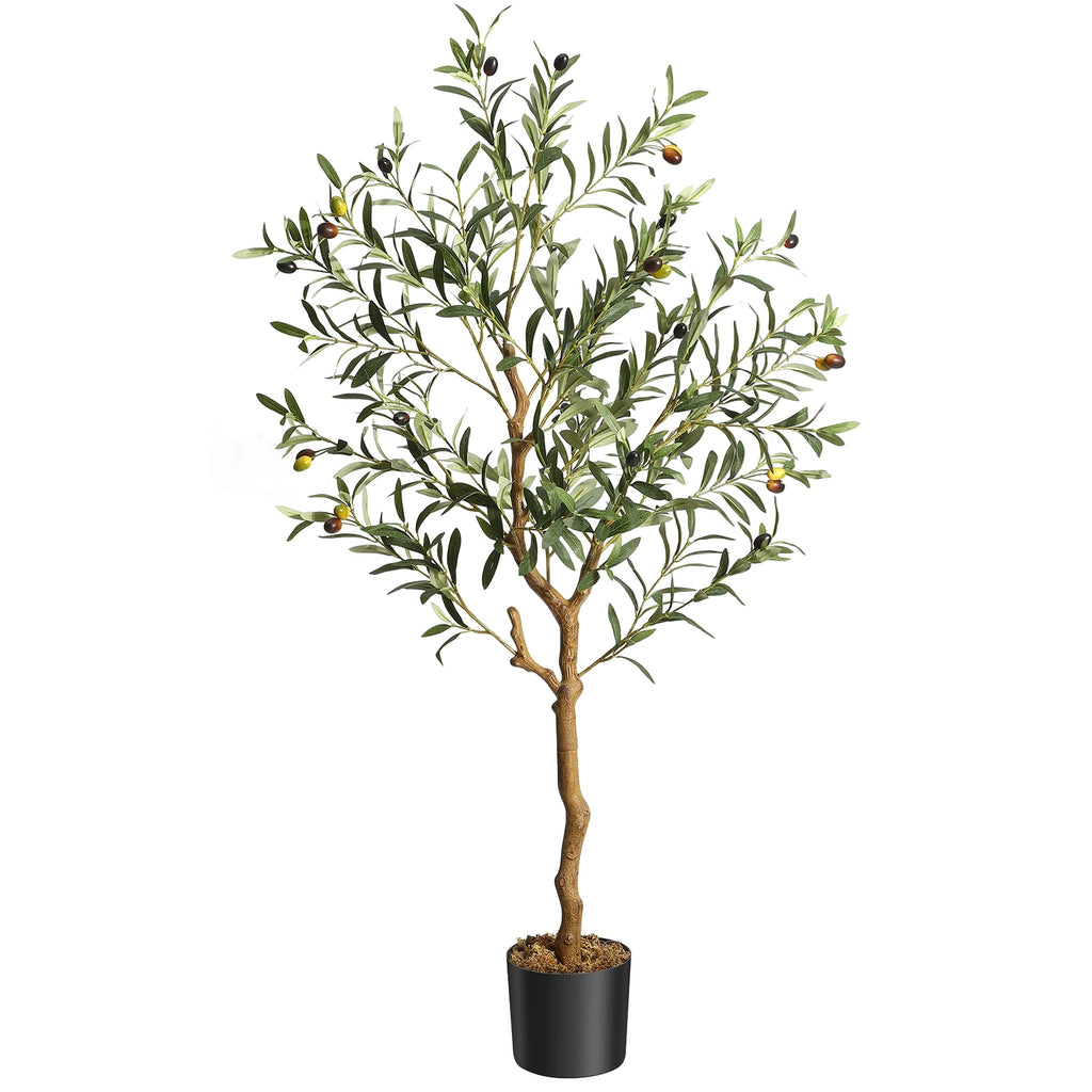 1Pc/2Pcs Large 4ft / 5ft / 6ft Artificial Faux Olive Tree ; Very Realistic Looking. For use indoor or outdoor.