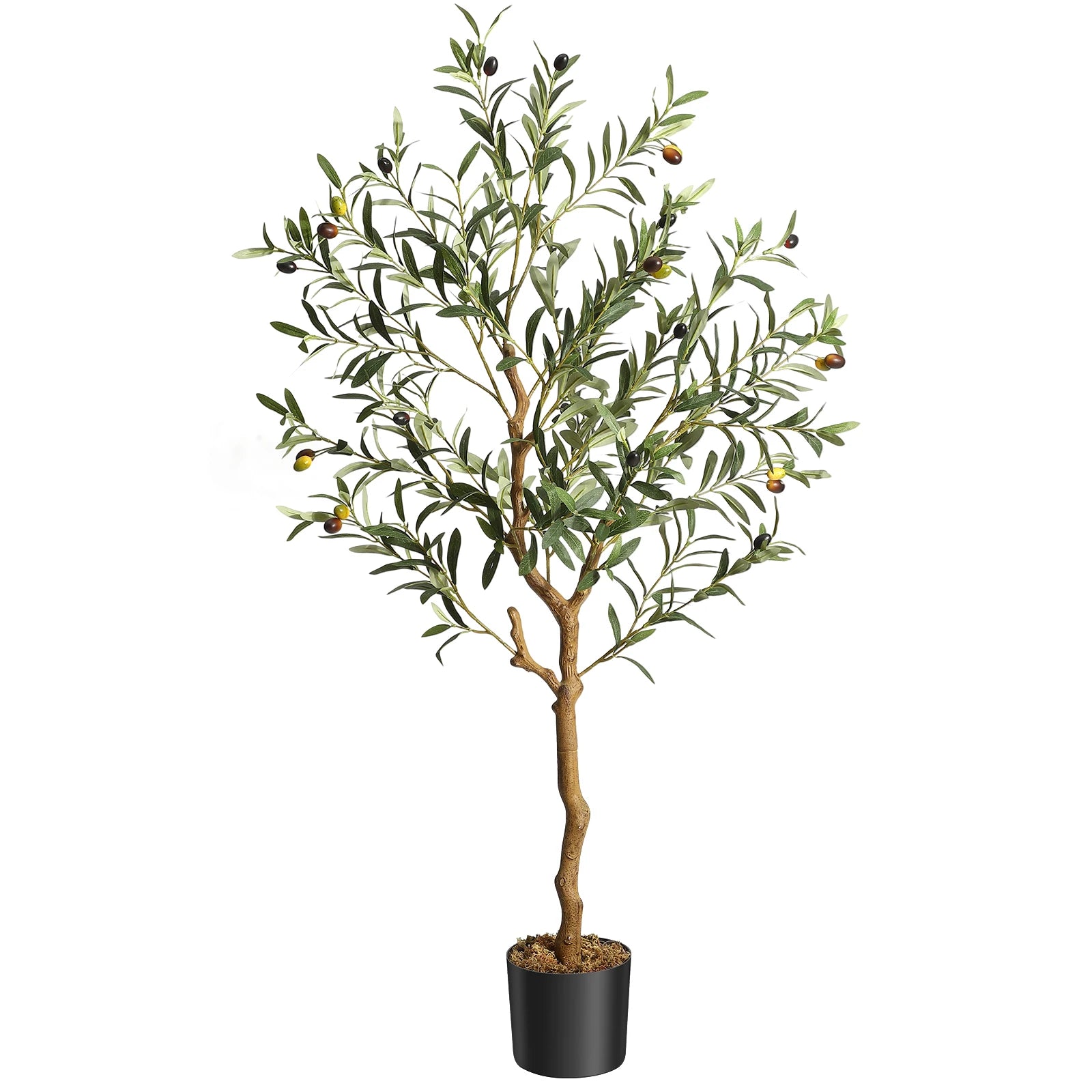 1Pc/2Pcs Large 4ft / 5ft / 6ft Artificial Faux Olive Tree ; Very Realistic Looking. For use indoor or outdoor.
