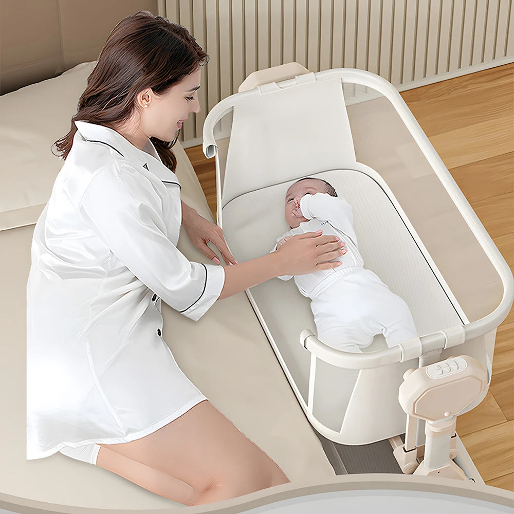 Automatic Rocking Unisex Newborn Baby Portable and Foldable Travel Crib. Various Colors.