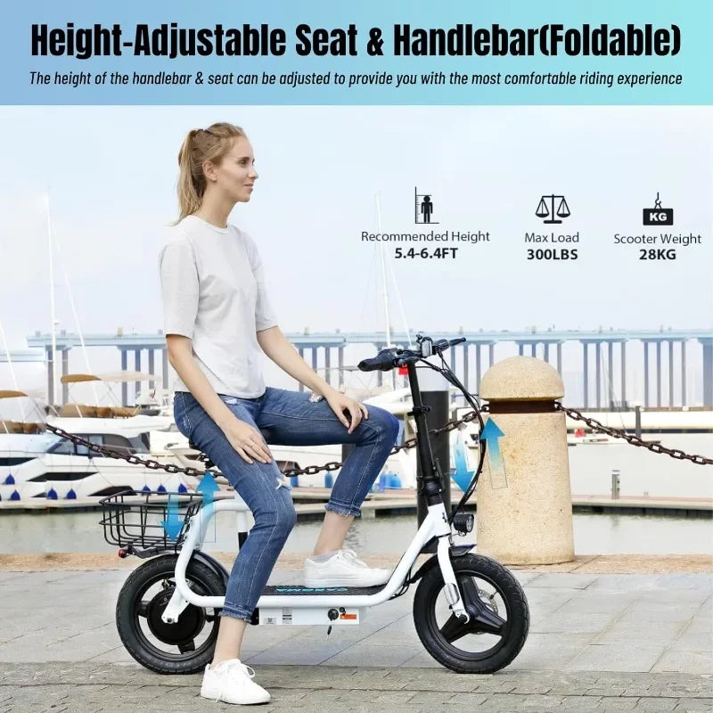 1200W Electric Adult Scooter With 30 Mile Range