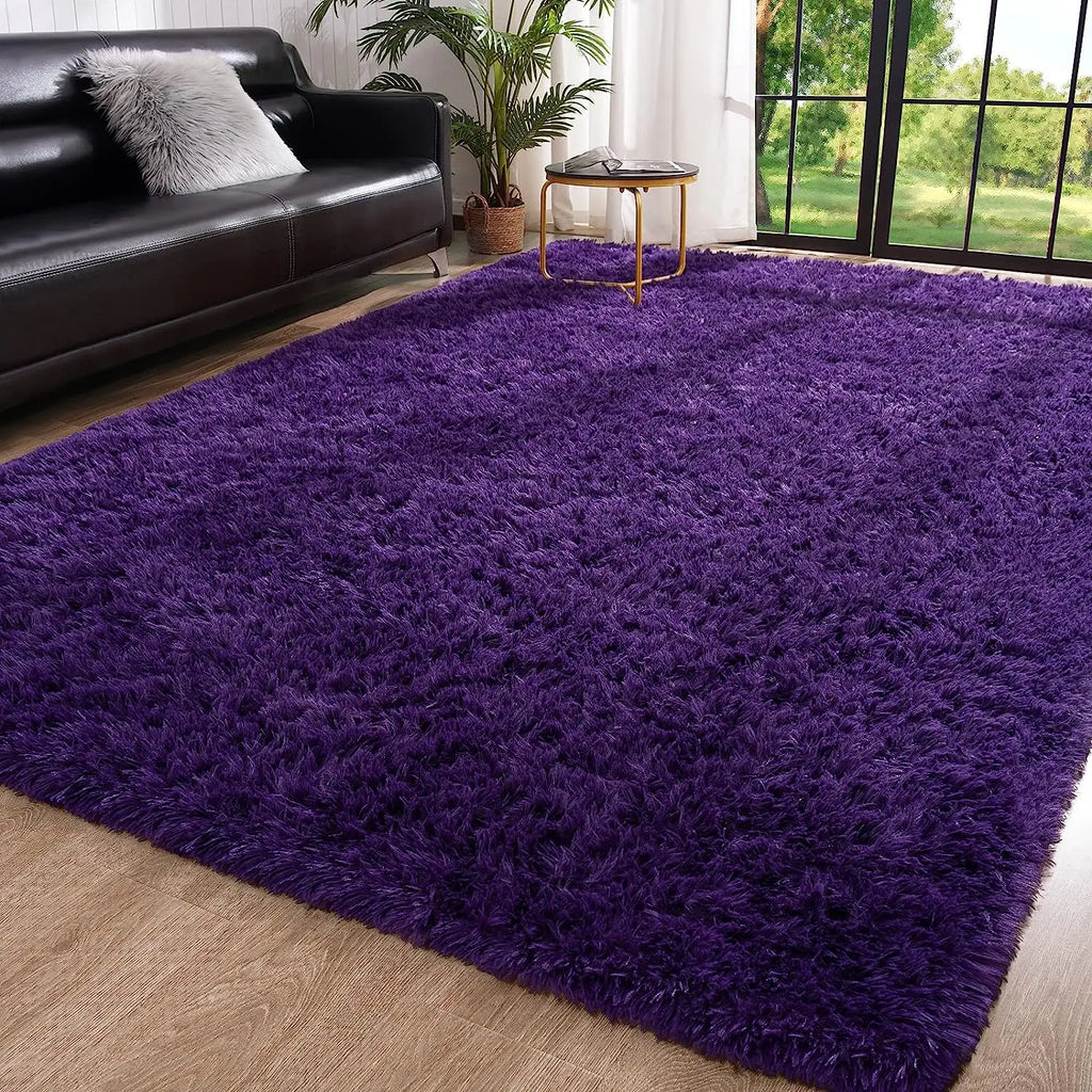 Fuzzy Non-Slip Area Rug for Multiple Rooms