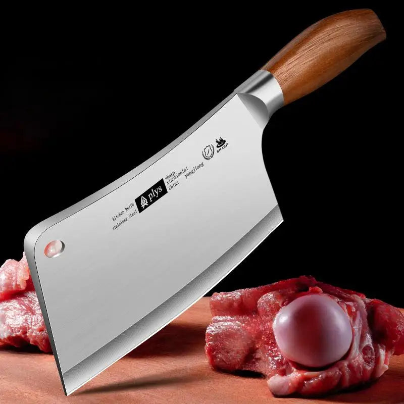 Hand Forged Multi-functional Heavy Duty Kitchen Chef Chopping Knife.