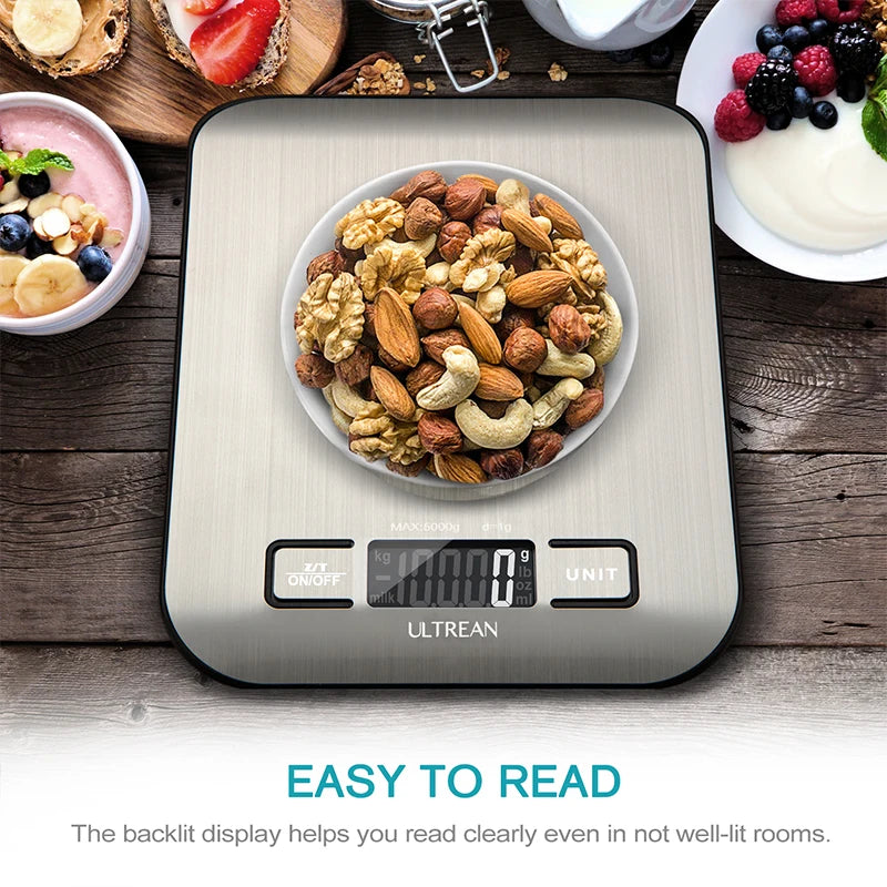 Multifunction Digital Kitchen Scale  with LCD Display.
