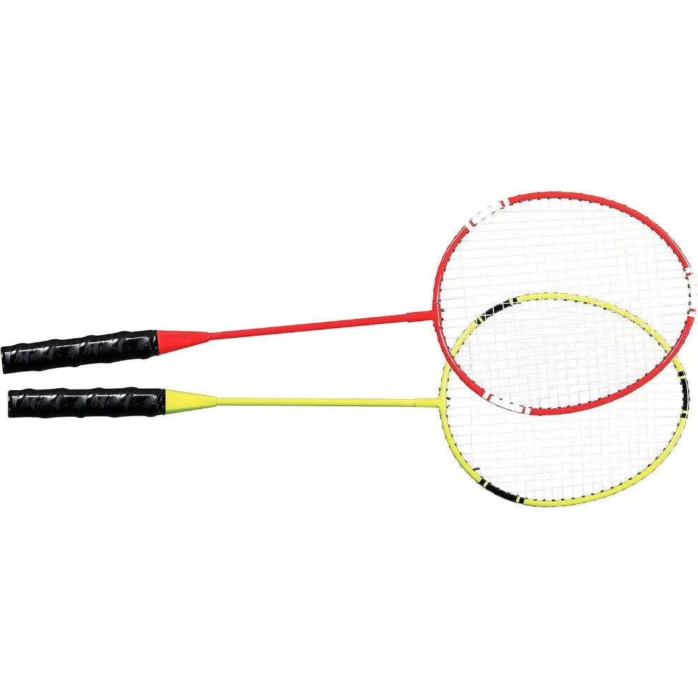 Portable Badminton Set with Independent Base - No Tools or Stakes Required
