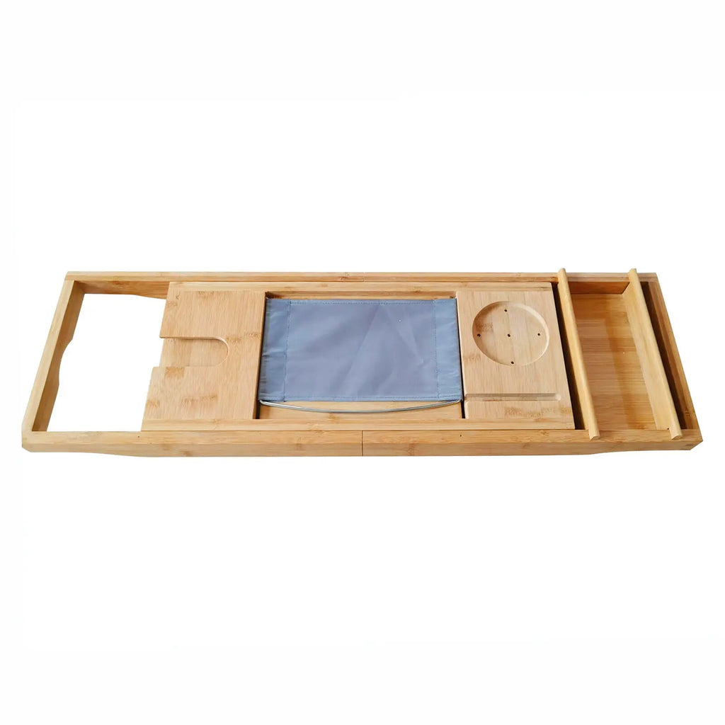 Bamboo Over the Bathtub Caddy Tray