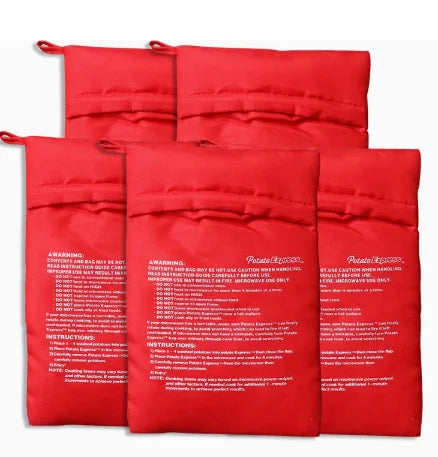 Microwave Reusable 4 Minute Potato Cooker Bag.