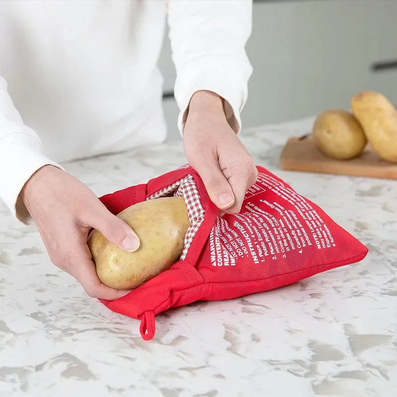 Microwave Reusable 4 Minute Potato Cooker Bag.