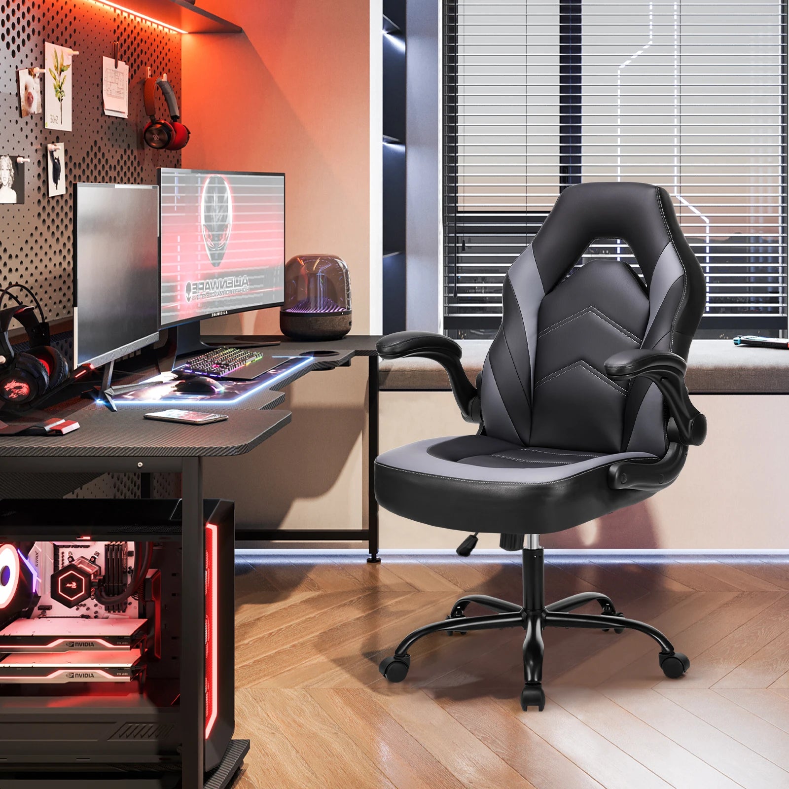 Ergonomic Adjustable Computer Chair for Office, Home, or Gaming
