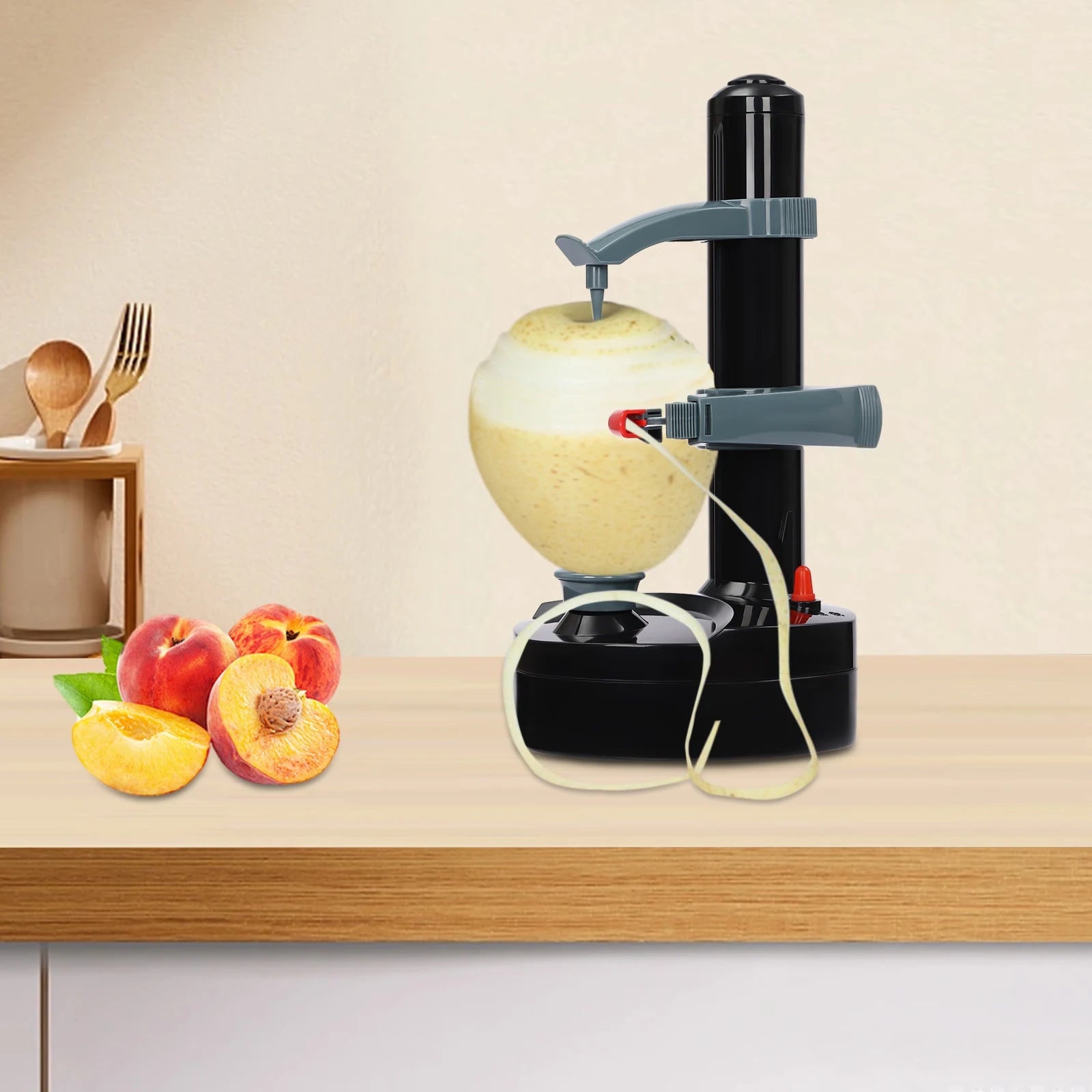 Multi-Function Electric or Battery Operated Fruit/Vegetable Peeler.