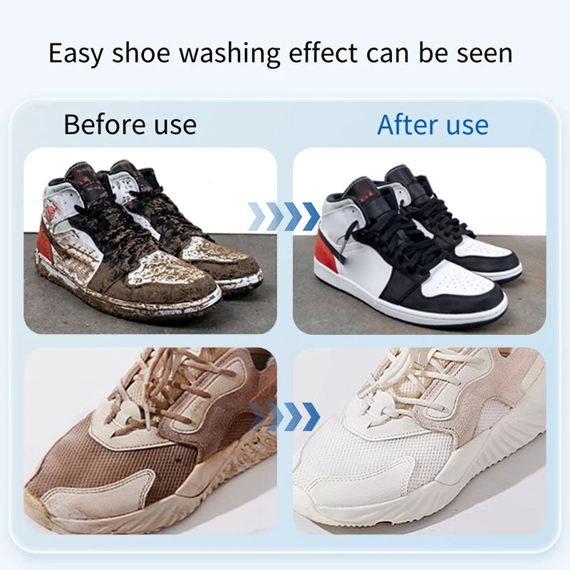White Shoe Cleaning and Polishing Multi-Functional Foam Cleaner