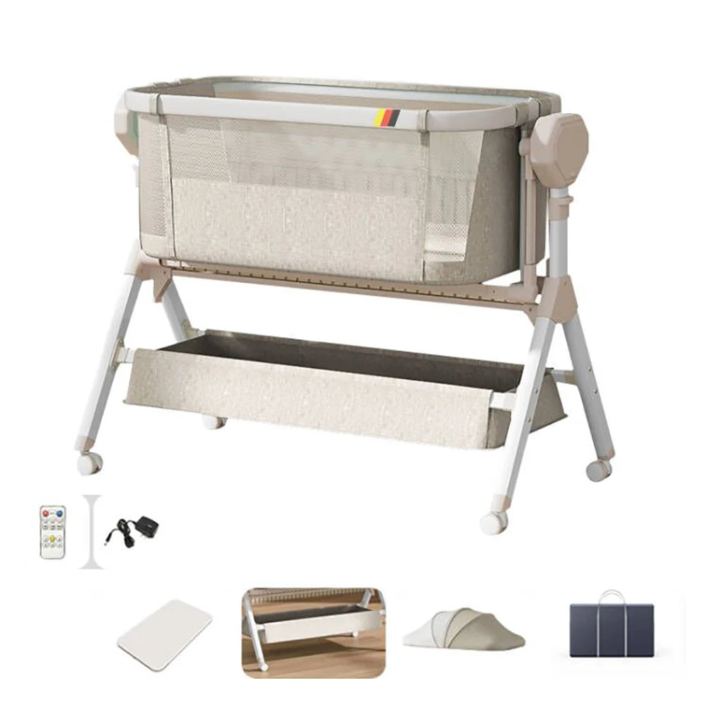 Automatic Rocking Unisex Newborn Baby Portable and Foldable Travel Crib. Various Colors.