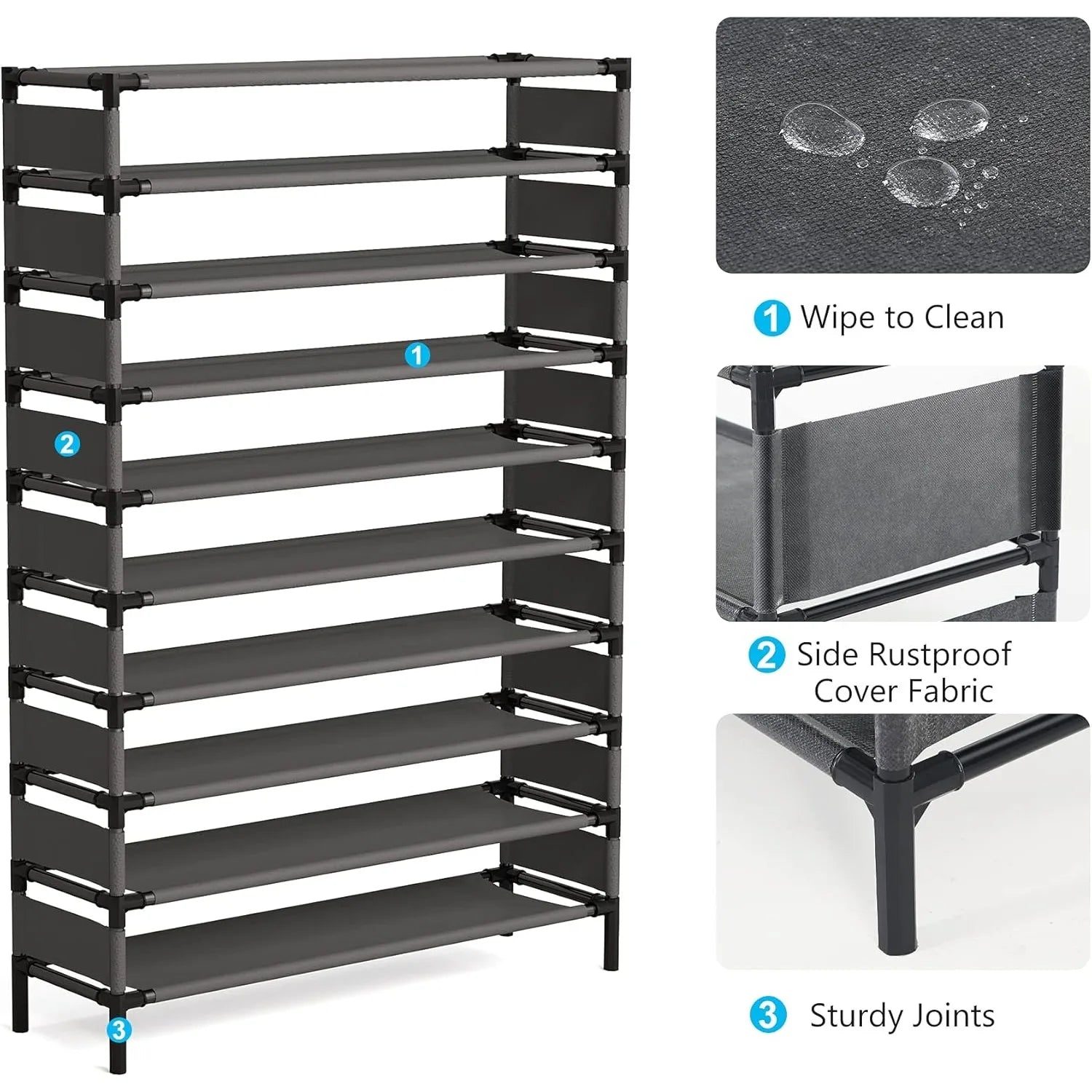 Large Multi-Use Storage Rack Organizer for  Shoes or Books