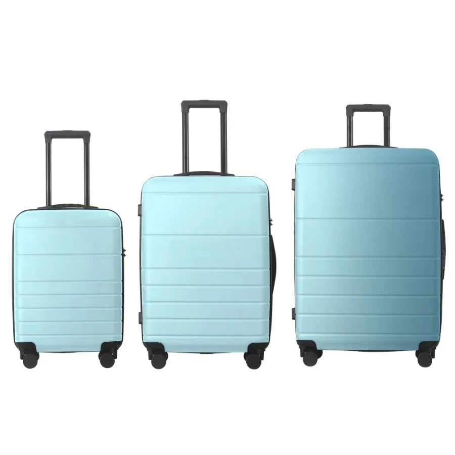 3-Piece Hard  Shell Luggage Sets with Spinner Wheels