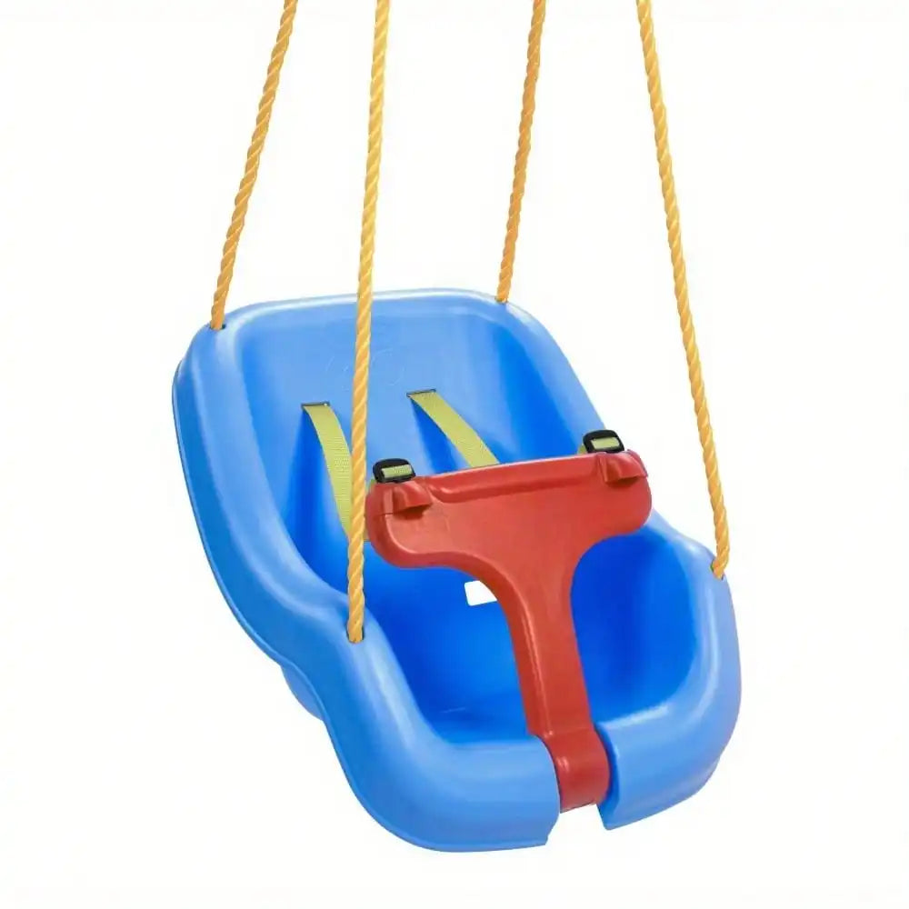 Comfortable, safe , fun and versatile toddler swing for indoor or outdoor use.