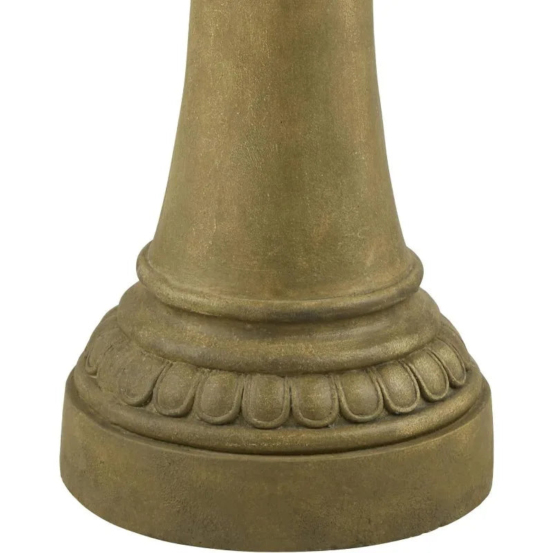 Four Tiered Water Fountain, Italian Style, LED Light