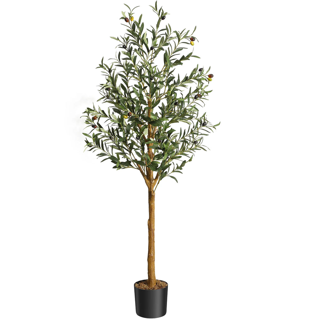 1Pc/2Pcs Large 4ft / 5ft / 6ft Artificial Faux Olive Tree ; Very Realistic Looking. For use indoor or outdoor.