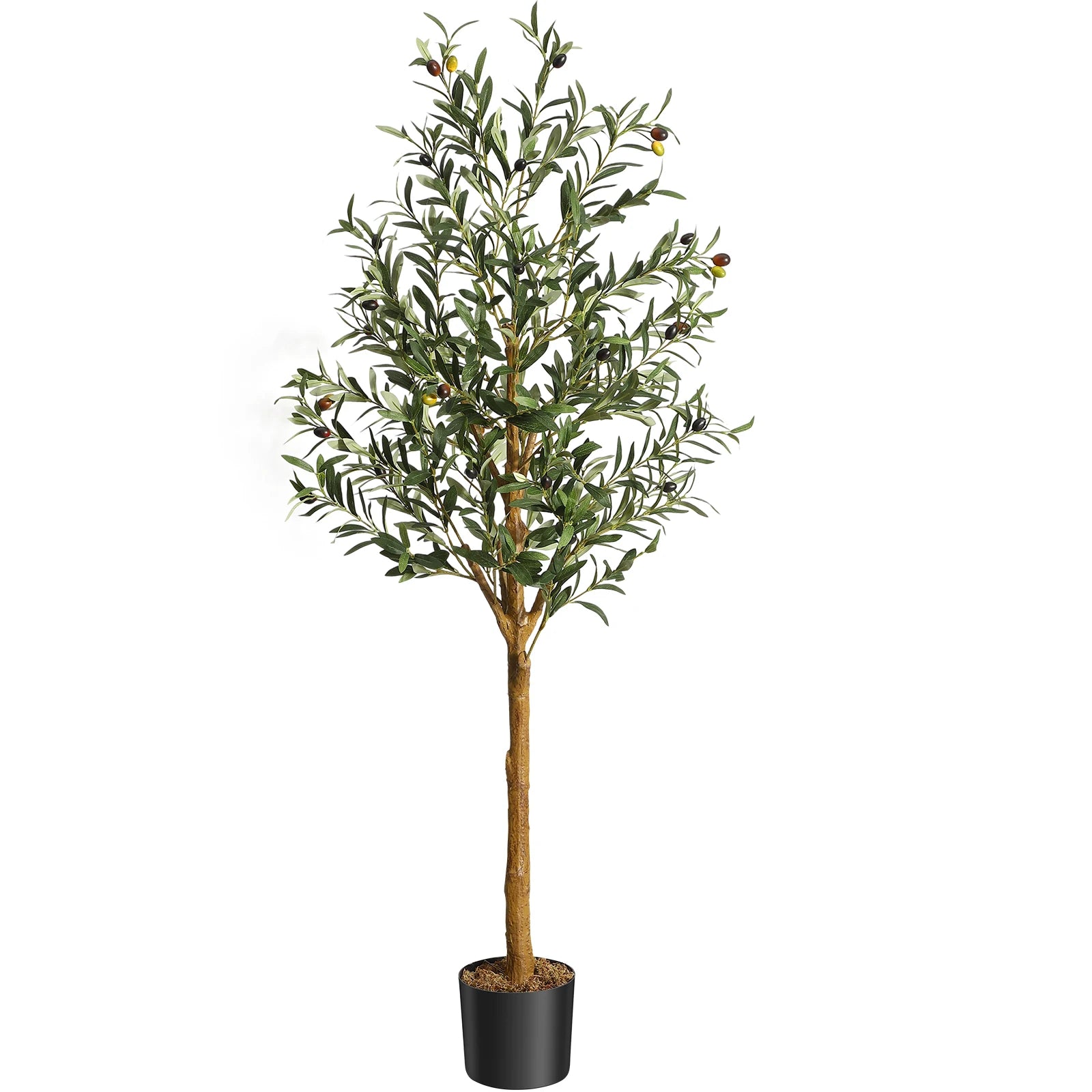 1Pc/2Pcs Large 4ft / 5ft / 6ft Artificial Faux Olive Tree ; Very Realistic Looking. For use indoor or outdoor.