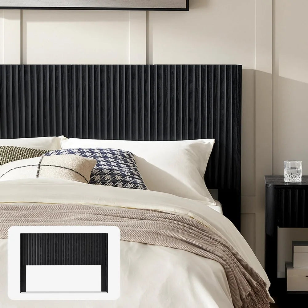 62.4" Wooden Wall Mount Queen Size Headboard