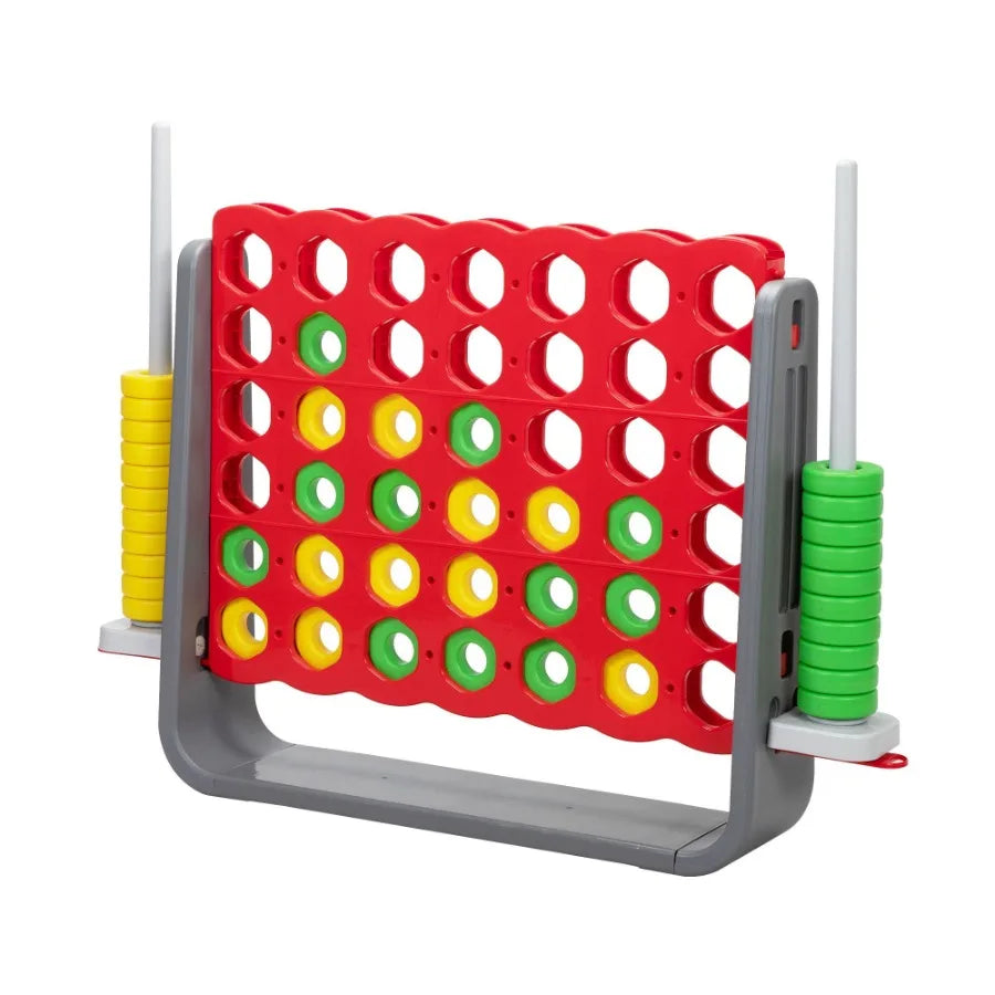 Giant 4 In a Row Game Set for Outdoor and Indoor Use