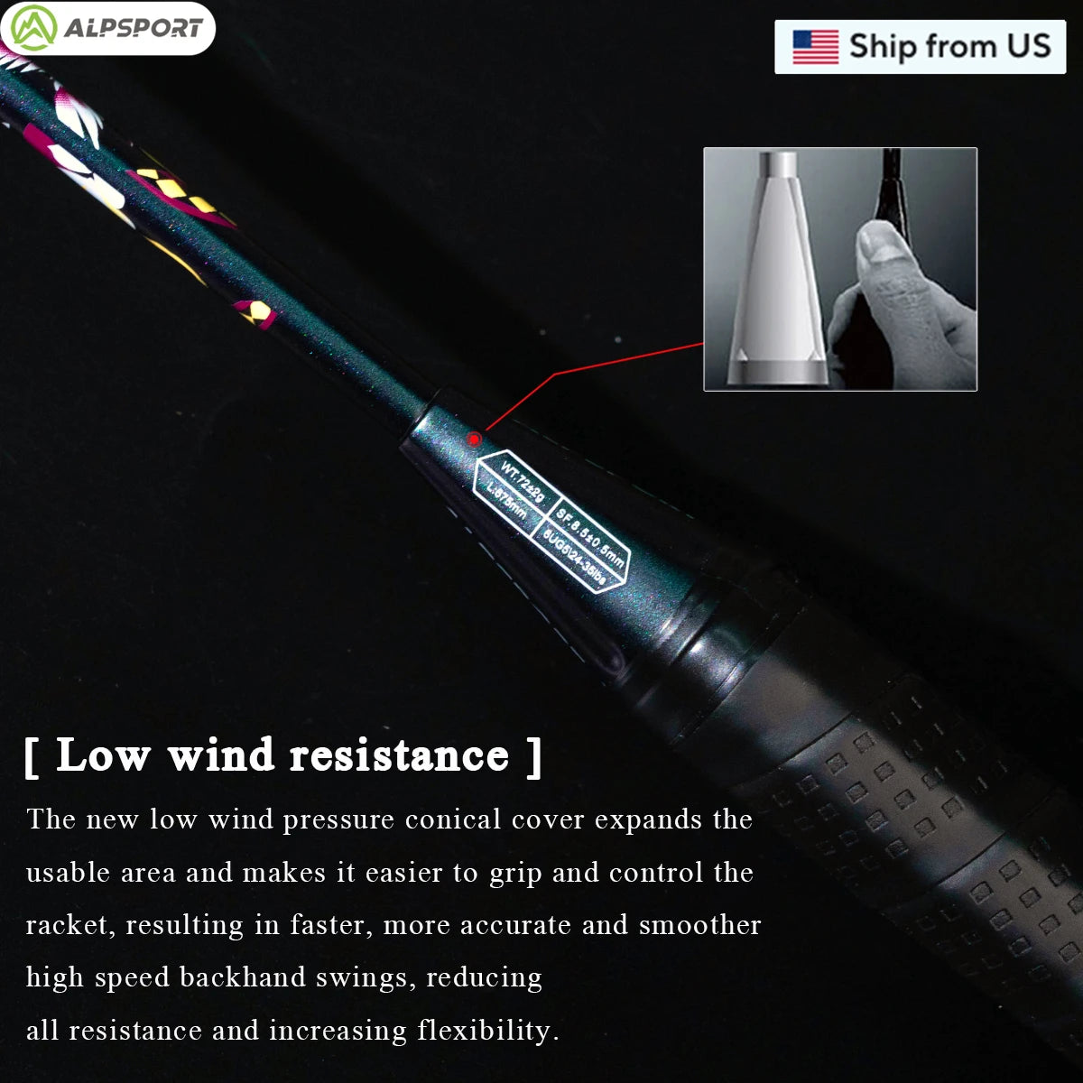 Ultralight Offensive Professional Carbon Fiber Badminton Racket