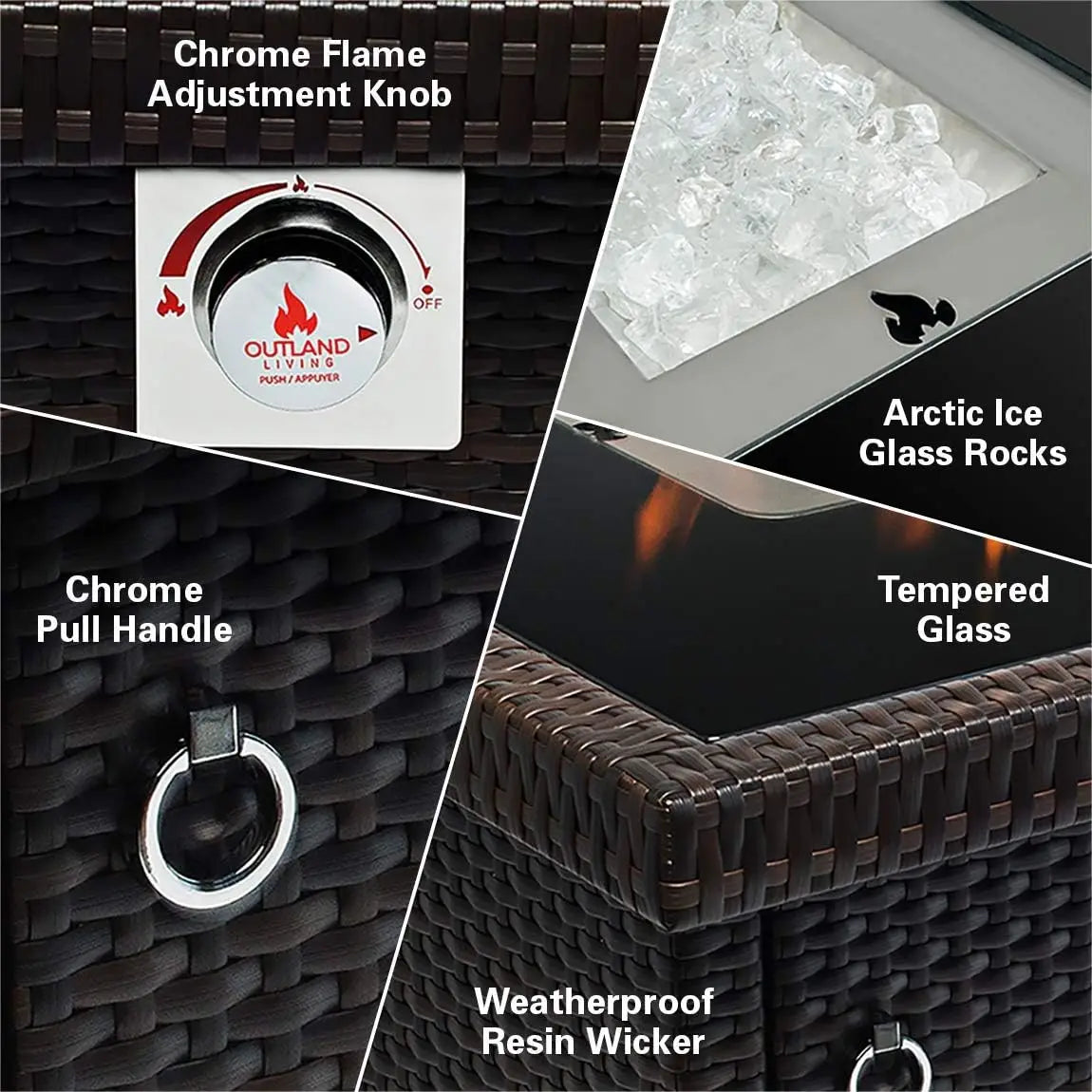 Slate GreSlaty Patio Fire Table