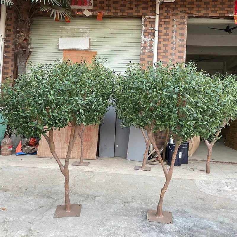 Simulated Olive Tree for Use Indoor or Outdoor; a Fake Green Plant used for decoration.