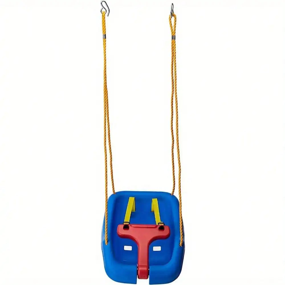 Comfortable, safe , fun and versatile toddler swing for indoor or outdoor use.