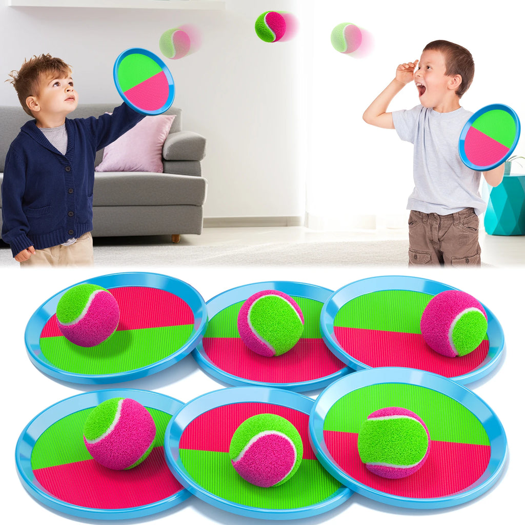 Toss and Catch Ball Game Outdoor Toys for Kids, Outdoor Outside Games Toys for Kids, Yard Backyard Games Beach Toys Outside Game
