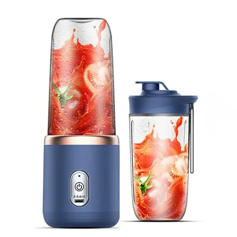 Portable USB Rechargeable Household 6-Blade Juicer/Blender.