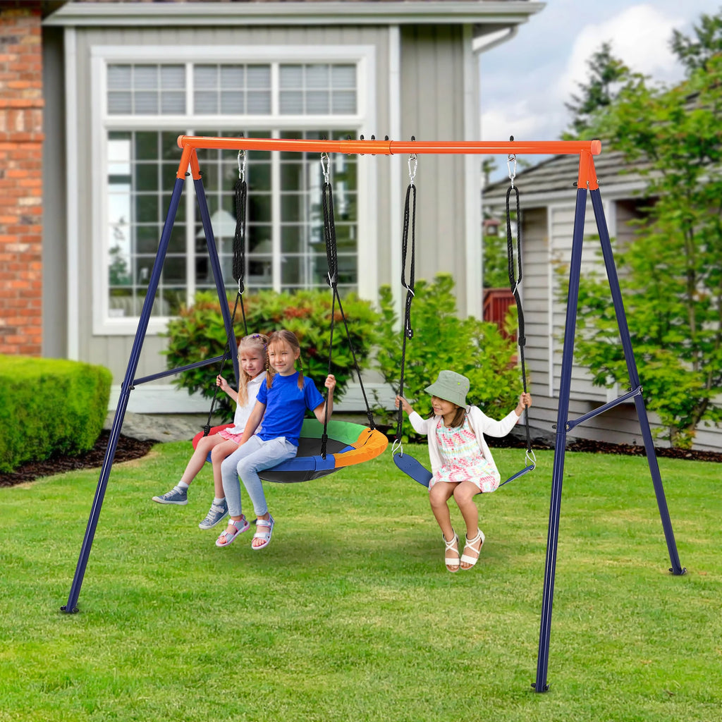 Double seat Children's Playground Swing.