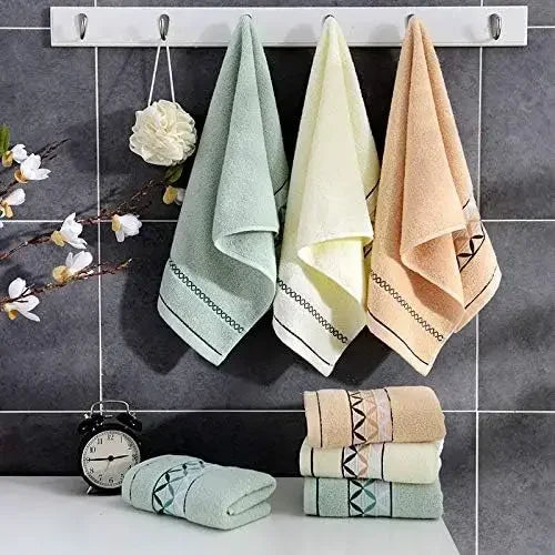 4 piece pure cotton hand towel,