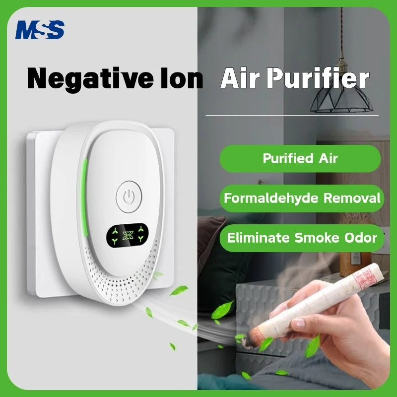 Plug-in Mini Negative Ion Air Purifier for deodorizing various rooms