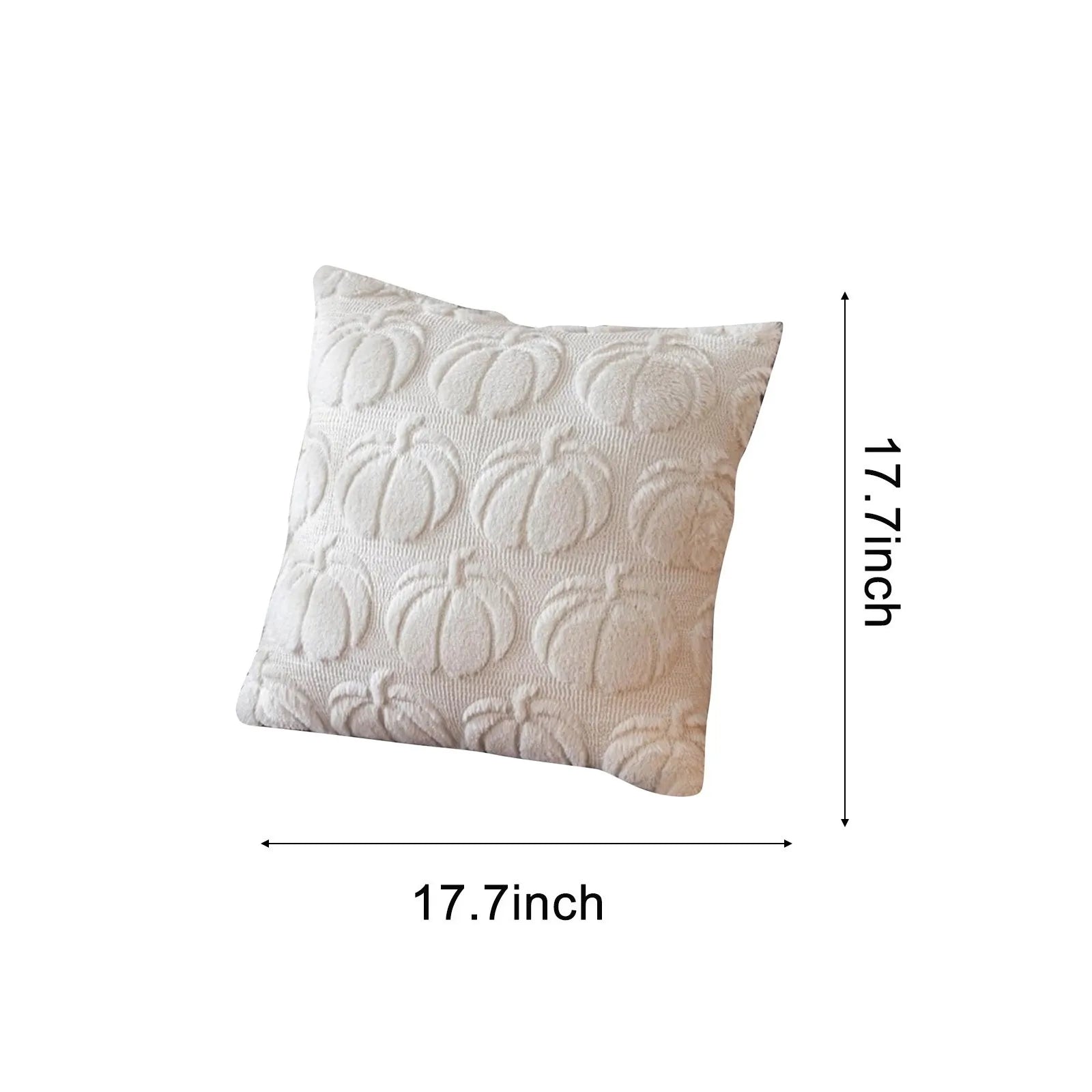 Fall Pumpkin Design Pillow Covers, 17.7" x 17.7 "